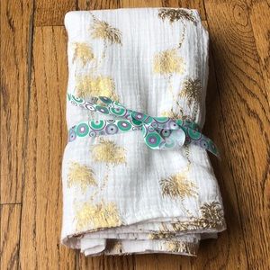 Pottery Barn Lilly Pulitzer Muslin Baby Blanket